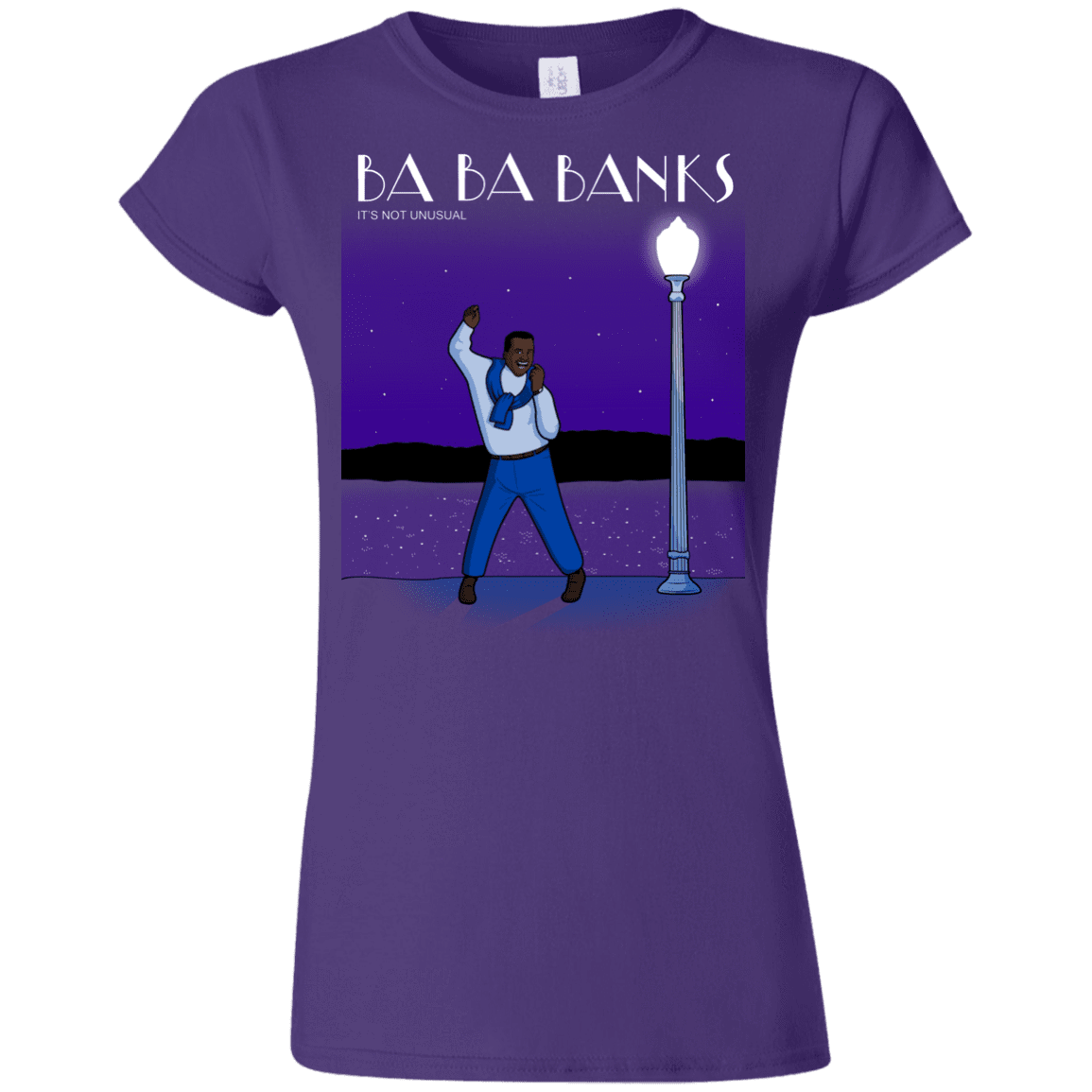 T-Shirts Purple / S Ba Ba Banks Junior Slimmer-Fit T-Shirt