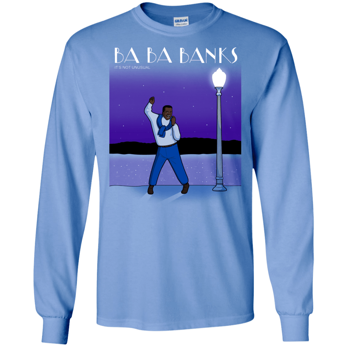 T-Shirts Carolina Blue / S Ba Ba Banks Men's Long Sleeve T-Shirt