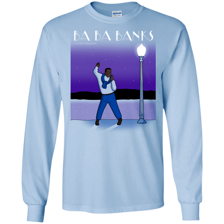 T-Shirts Light Blue / S Ba Ba Banks Men's Long Sleeve T-Shirt