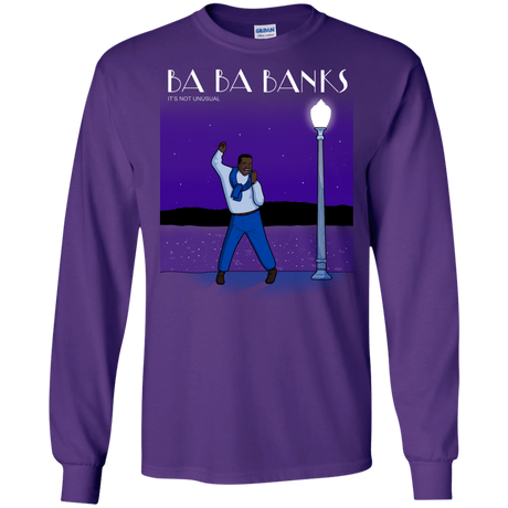 T-Shirts Purple / S Ba Ba Banks Men's Long Sleeve T-Shirt