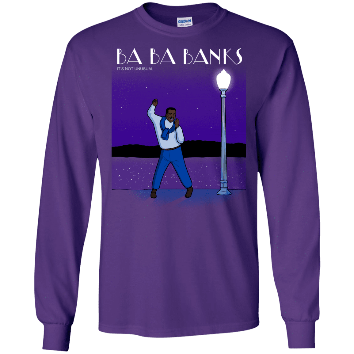 T-Shirts Purple / S Ba Ba Banks Men's Long Sleeve T-Shirt