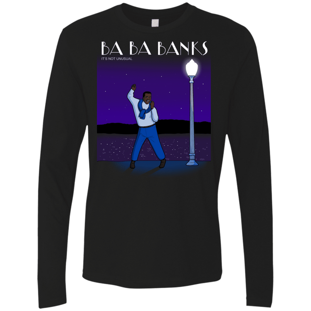 T-Shirts Black / S Ba Ba Banks Men's Premium Long Sleeve