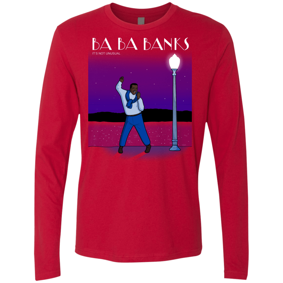 T-Shirts Red / S Ba Ba Banks Men's Premium Long Sleeve