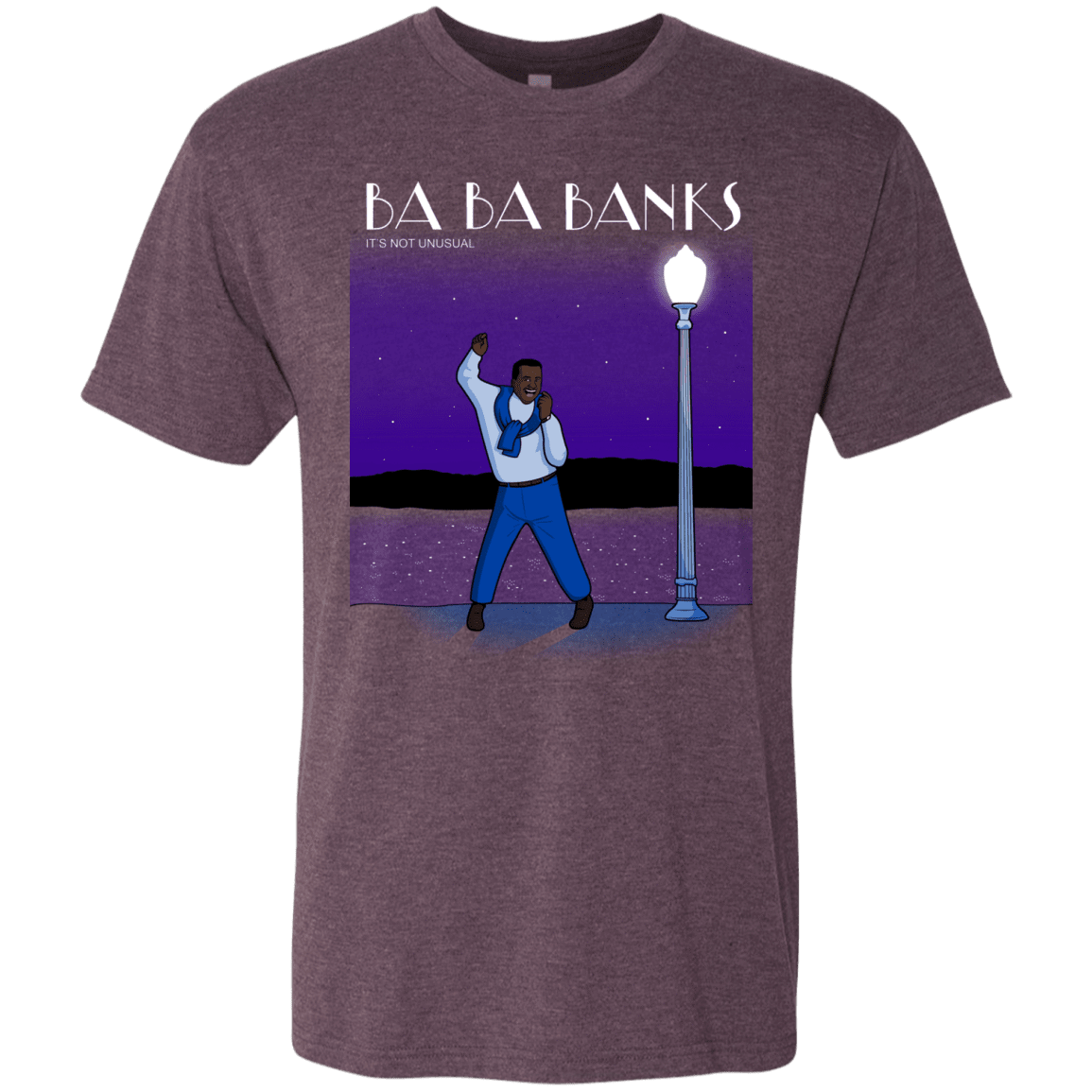 T-Shirts Vintage Purple / S Ba Ba Banks Men's Triblend T-Shirt