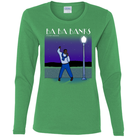 T-Shirts Irish Green / S Ba Ba Banks Women's Long Sleeve T-Shirt