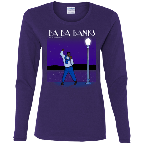 T-Shirts Purple / S Ba Ba Banks Women's Long Sleeve T-Shirt