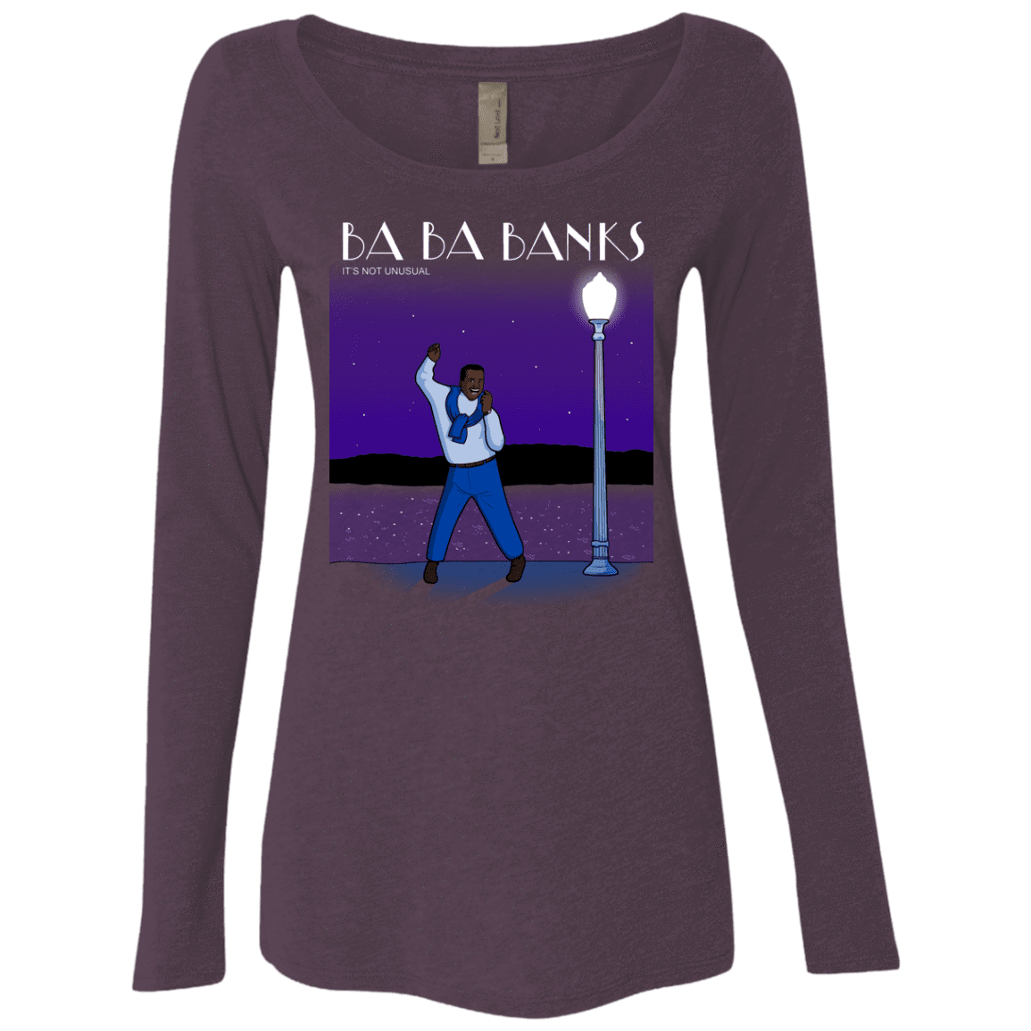 T-Shirts Vintage Purple / S Ba Ba Banks Women's Triblend Long Sleeve Shirt