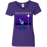 T-Shirts Purple / S Ba Ba Banks Women's V-Neck T-Shirt