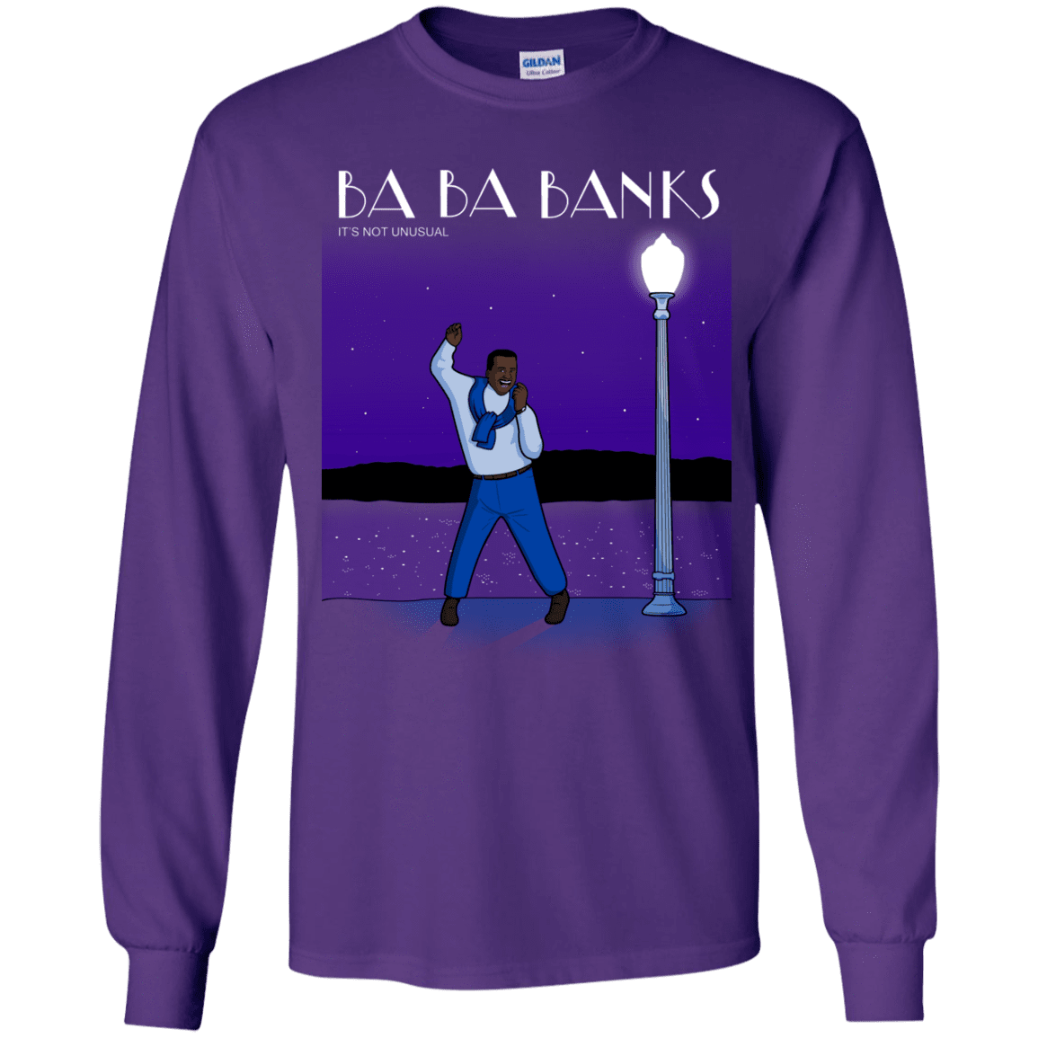 T-Shirts Purple / YS Ba Ba Banks Youth Long Sleeve T-Shirt