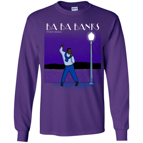 T-Shirts Purple / YS Ba Ba Banks Youth Long Sleeve T-Shirt