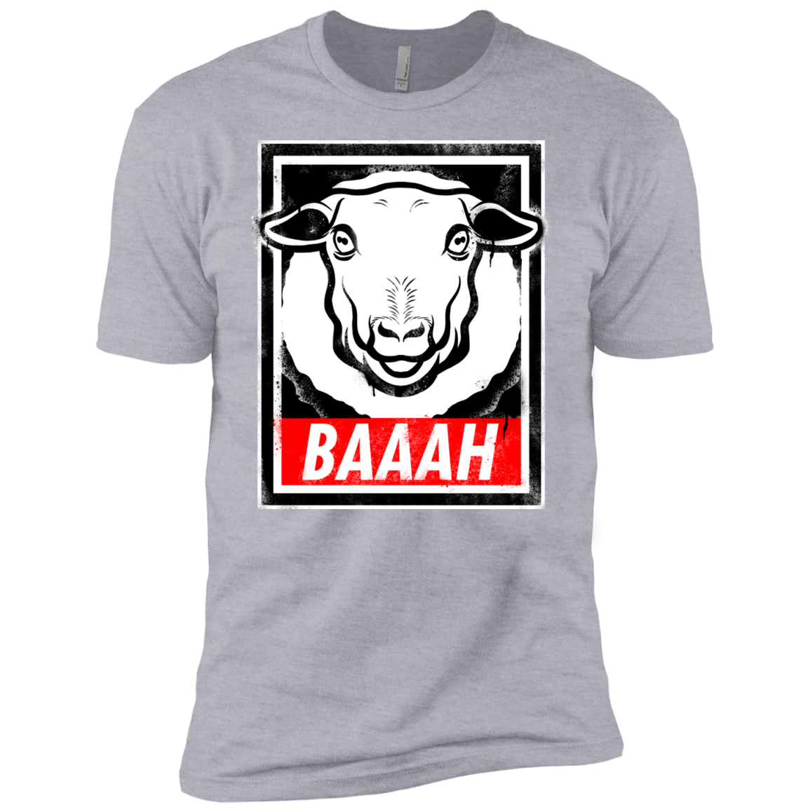 T-Shirts Heather Grey / YXS BAAAH Boys Premium T-Shirt