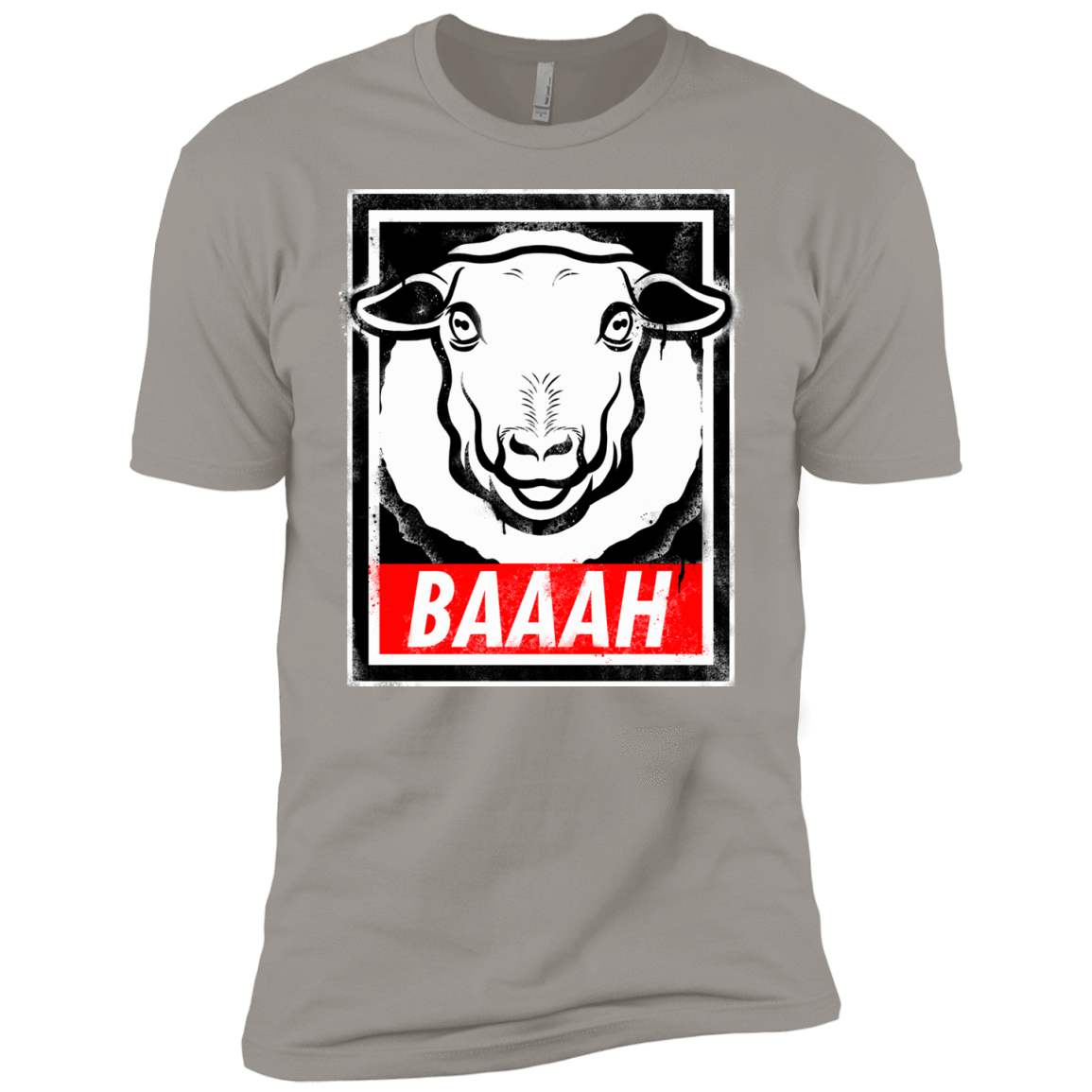T-Shirts Light Grey / YXS BAAAH Boys Premium T-Shirt