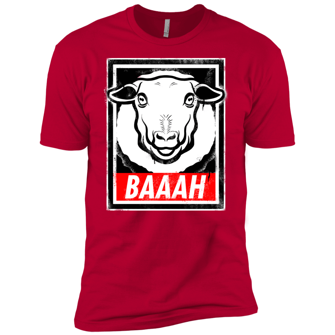 T-Shirts Red / YXS BAAAH Boys Premium T-Shirt