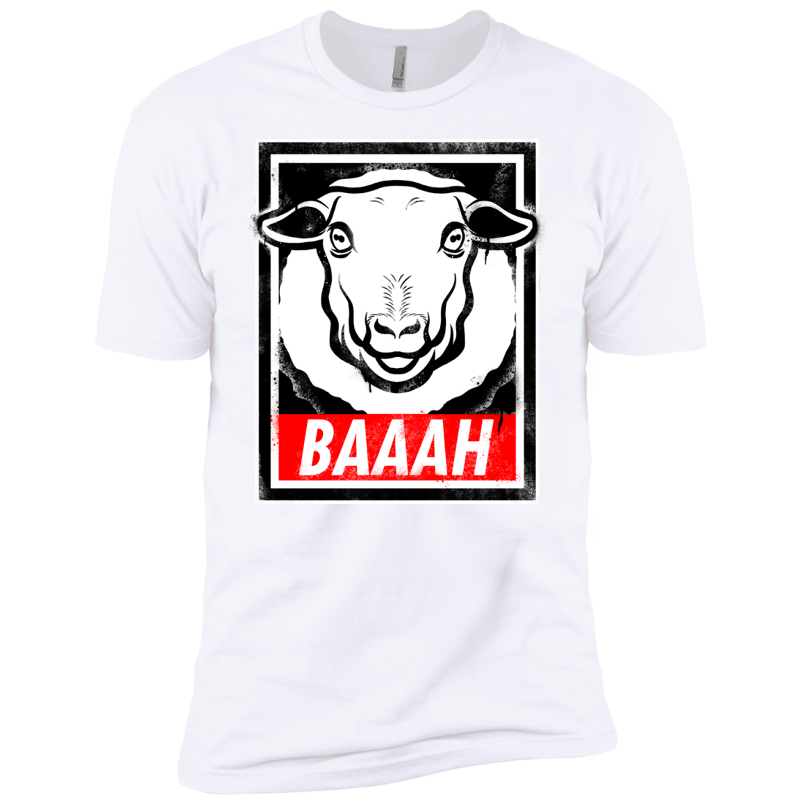 T-Shirts White / YXS BAAAH Boys Premium T-Shirt
