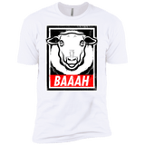 T-Shirts White / YXS BAAAH Boys Premium T-Shirt