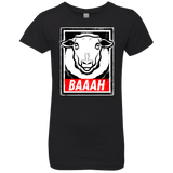 T-Shirts Black / YXS BAAAH Girls Premium T-Shirt