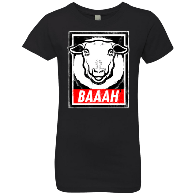 T-Shirts Black / YXS BAAAH Girls Premium T-Shirt