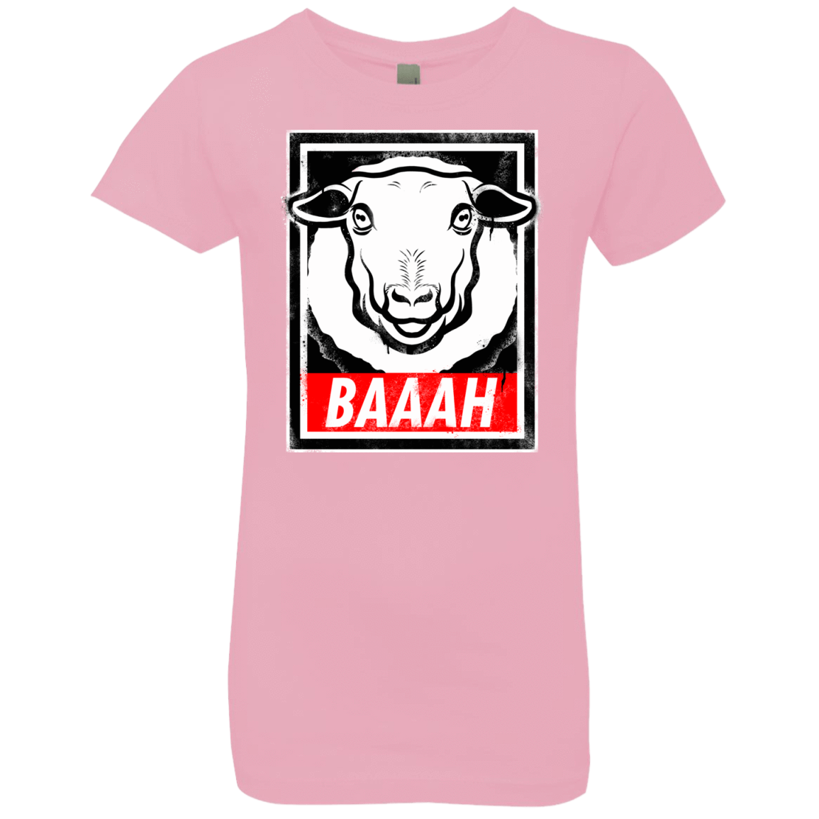 T-Shirts Light Pink / YXS BAAAH Girls Premium T-Shirt