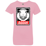 T-Shirts Light Pink / YXS BAAAH Girls Premium T-Shirt