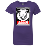 T-Shirts Purple Rush / YXS BAAAH Girls Premium T-Shirt