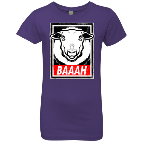 T-Shirts Purple Rush / YXS BAAAH Girls Premium T-Shirt