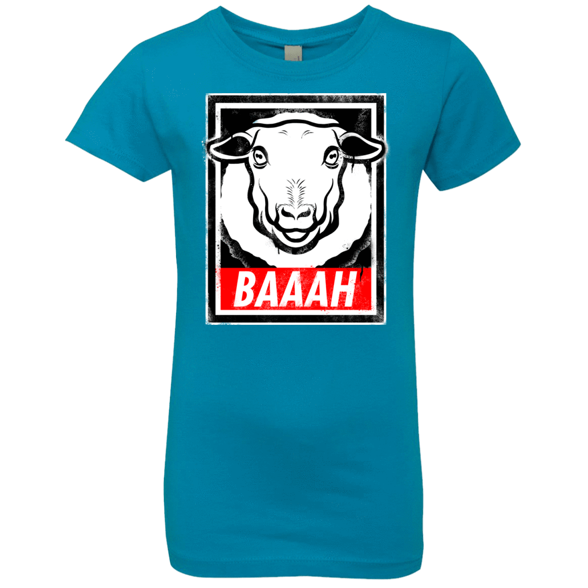 T-Shirts Turquoise / YXS BAAAH Girls Premium T-Shirt