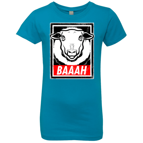T-Shirts Turquoise / YXS BAAAH Girls Premium T-Shirt