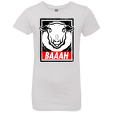 T-Shirts White / YXS BAAAH Girls Premium T-Shirt