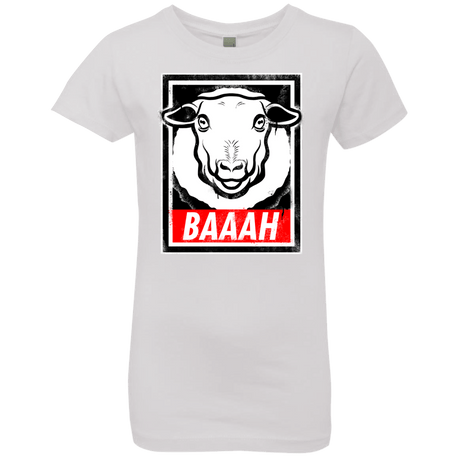 T-Shirts White / YXS BAAAH Girls Premium T-Shirt