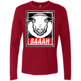 T-Shirts Cardinal / Small BAAAH Men's Premium Long Sleeve