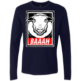T-Shirts Midnight Navy / Small BAAAH Men's Premium Long Sleeve