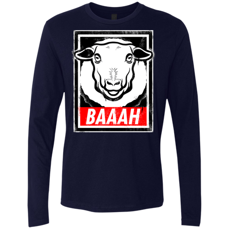 T-Shirts Midnight Navy / Small BAAAH Men's Premium Long Sleeve
