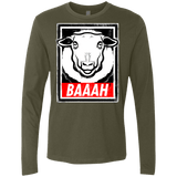 T-Shirts Military Green / Small BAAAH Men's Premium Long Sleeve