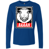 T-Shirts Royal / Small BAAAH Men's Premium Long Sleeve