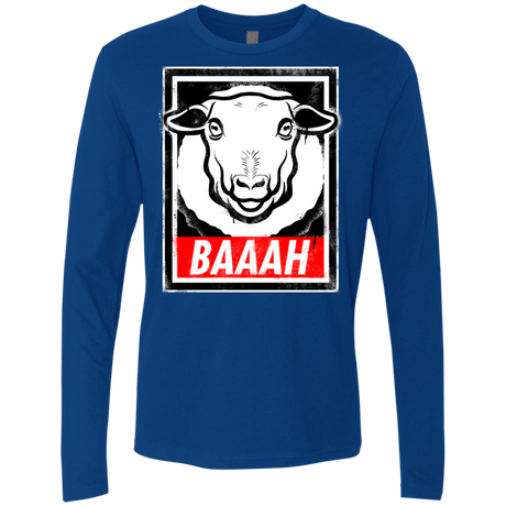 T-Shirts Royal / Small BAAAH Men's Premium Long Sleeve