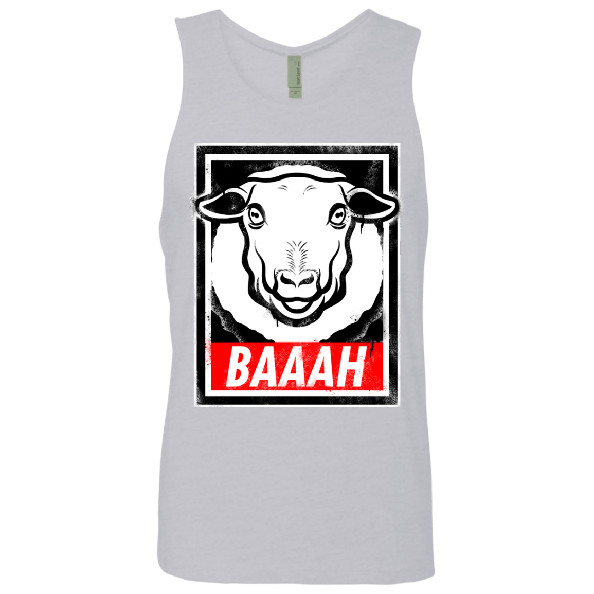 T-Shirts Heather Grey / Small BAAAH Men's Premium Tank Top