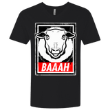 T-Shirts Black / X-Small BAAAH Men's Premium V-Neck