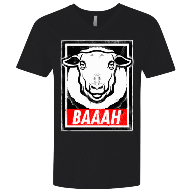 T-Shirts Black / X-Small BAAAH Men's Premium V-Neck