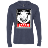 T-Shirts Vintage Navy / X-Small BAAAH Triblend Long Sleeve Hoodie Tee