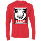 T-Shirts Vintage Red / X-Small BAAAH Triblend Long Sleeve Hoodie Tee