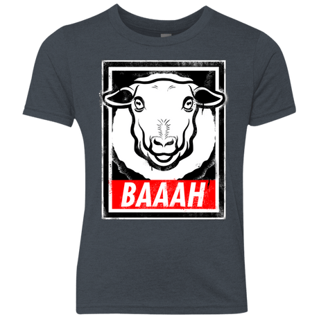 T-Shirts Vintage Navy / YXS BAAAH Youth Triblend T-Shirt
