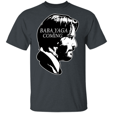 T-Shirts Dark Heather / YXS Baba Yaga Is Coming Youth T-Shirt