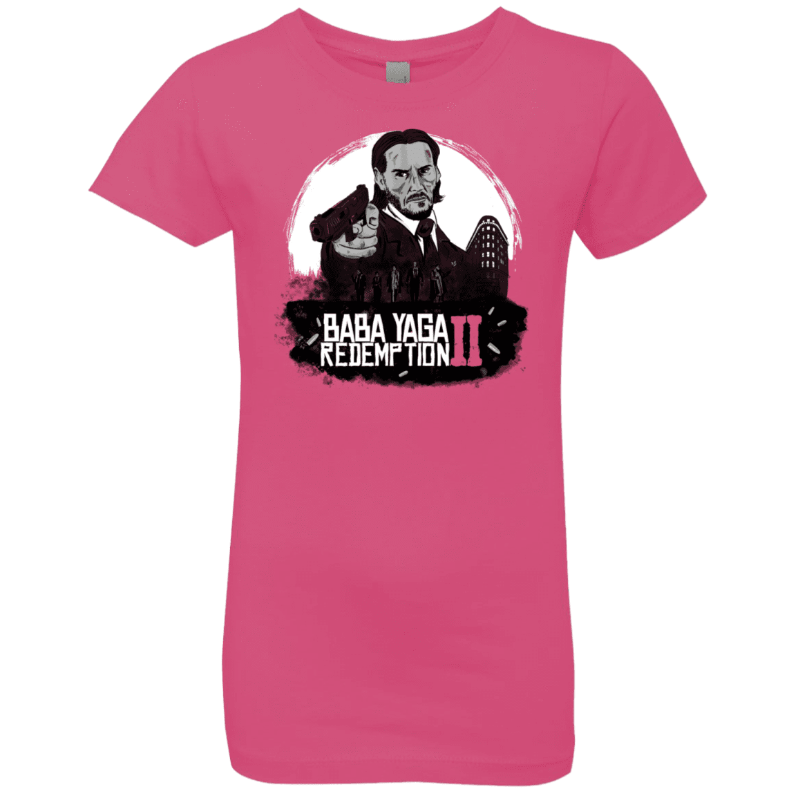 T-Shirts Hot Pink / YXS Baba Yaga Redeption Girls Premium T-Shirt