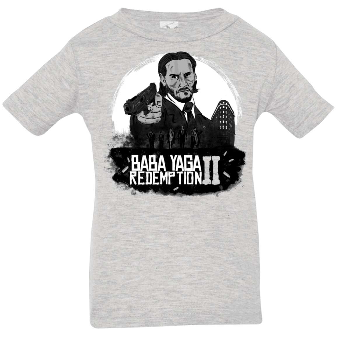 T-Shirts Heather Grey / 6 Months Baba Yaga Redeption Infant Premium T-Shirt