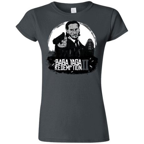 T-Shirts Charcoal / S Baba Yaga Redeption Junior Slimmer-Fit T-Shirt