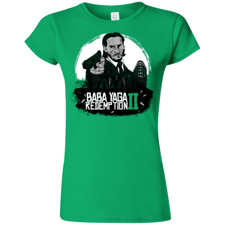 T-Shirts Irish Green / S Baba Yaga Redeption Junior Slimmer-Fit T-Shirt