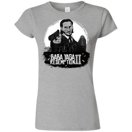 T-Shirts Sport Grey / S Baba Yaga Redeption Junior Slimmer-Fit T-Shirt