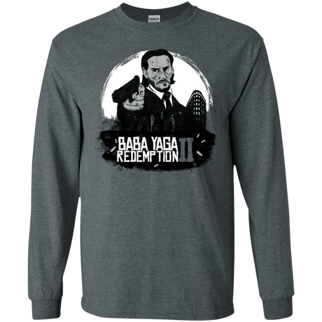 T-Shirts Dark Heather / S Baba Yaga Redeption Men's Long Sleeve T-Shirt