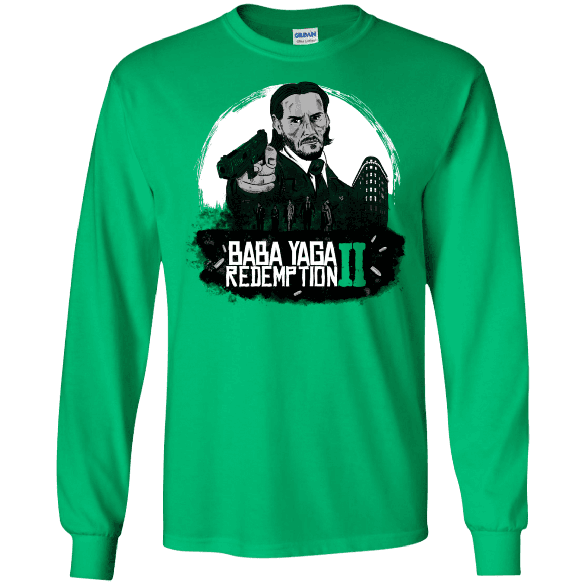 T-Shirts Irish Green / S Baba Yaga Redeption Men's Long Sleeve T-Shirt