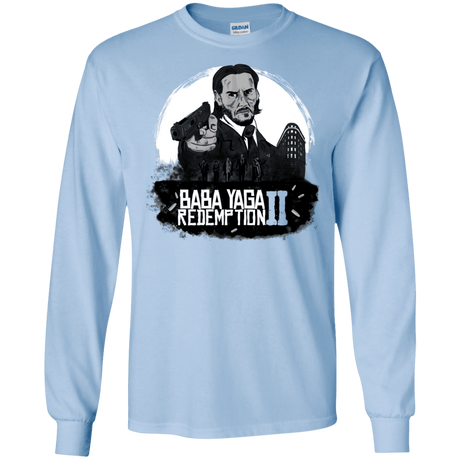 T-Shirts Light Blue / S Baba Yaga Redeption Men's Long Sleeve T-Shirt